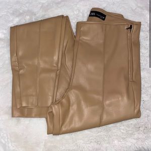 ZARA leather pants